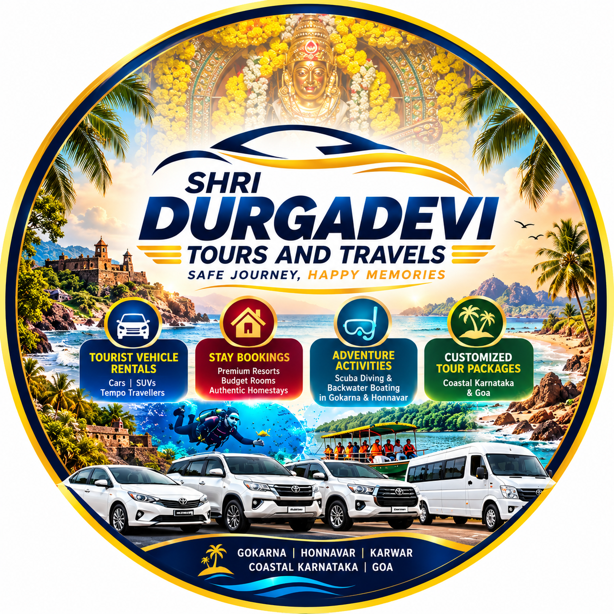 Shri Durgadevi Coastal Travel badge
